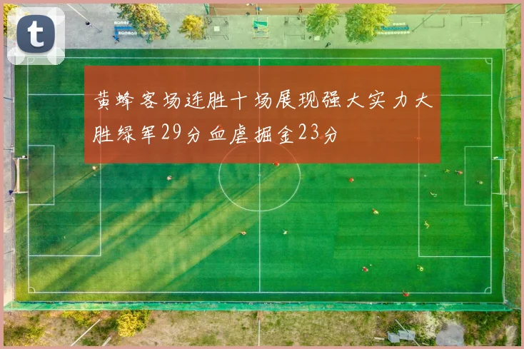 黄蜂客场连胜十场展现强大实力大胜绿军29分血虐掘金23分